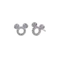 [RAVIPA] Mickey Earrings Icon Silver Mickey & Friends