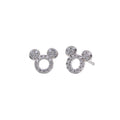 [RAVIPA] Mickey Earrings Icon Silver Mickey & Friends