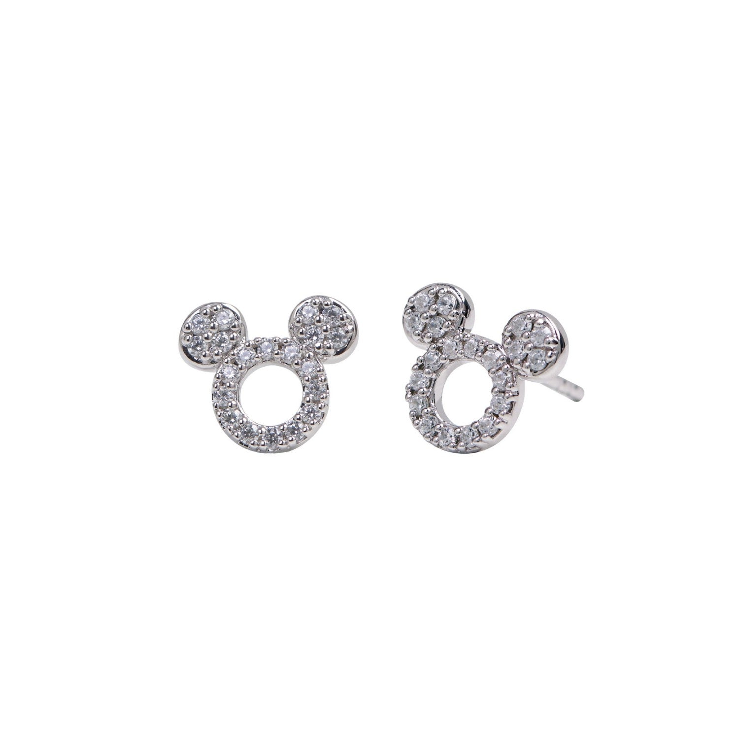 [RAVIPA] Mickey Earrings Icon Silver Mickey & Friends