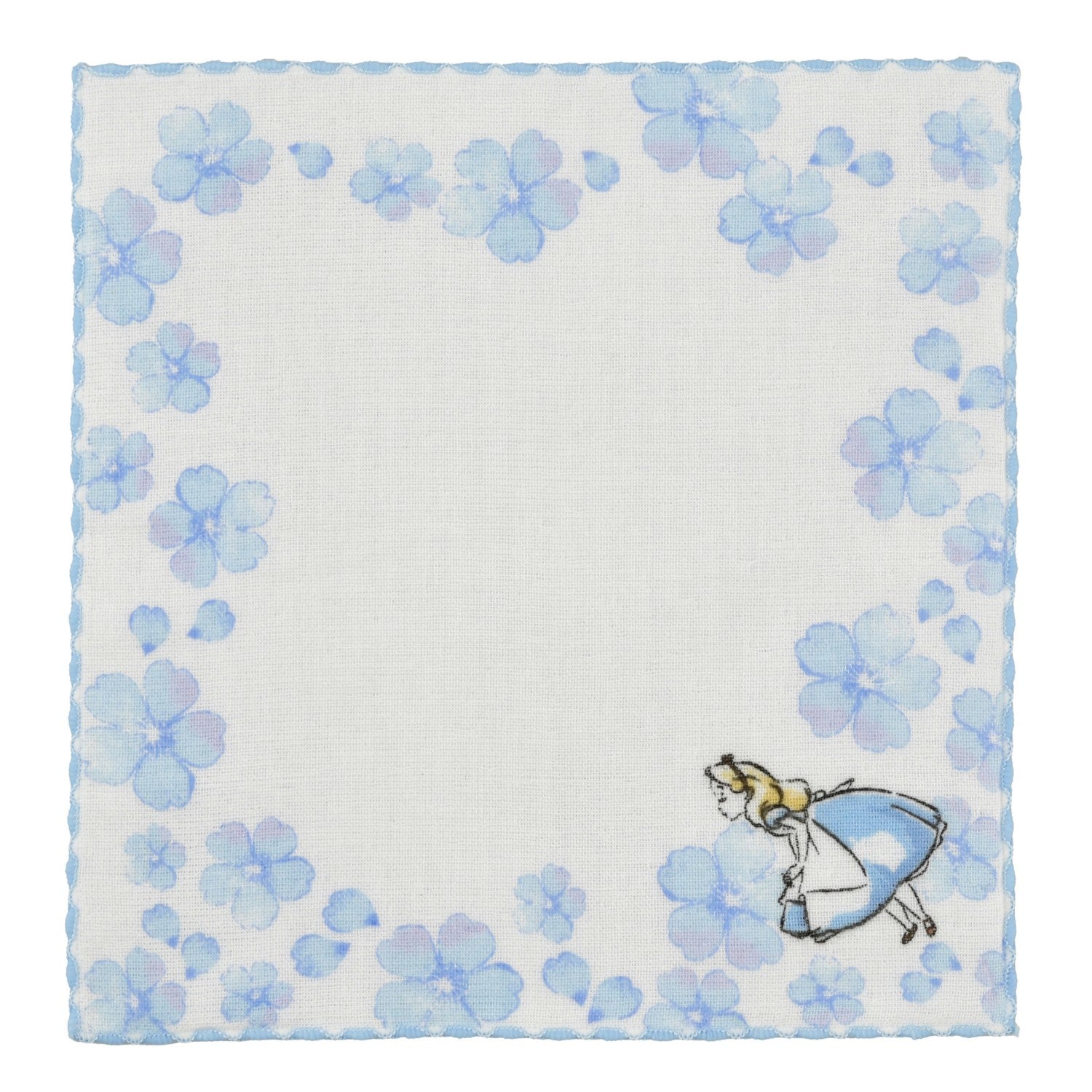 Alice mini towel gauze flower water color