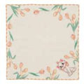 [Restock] Marie Fashionable Cat Mini Towel Gauze Flower Water Color