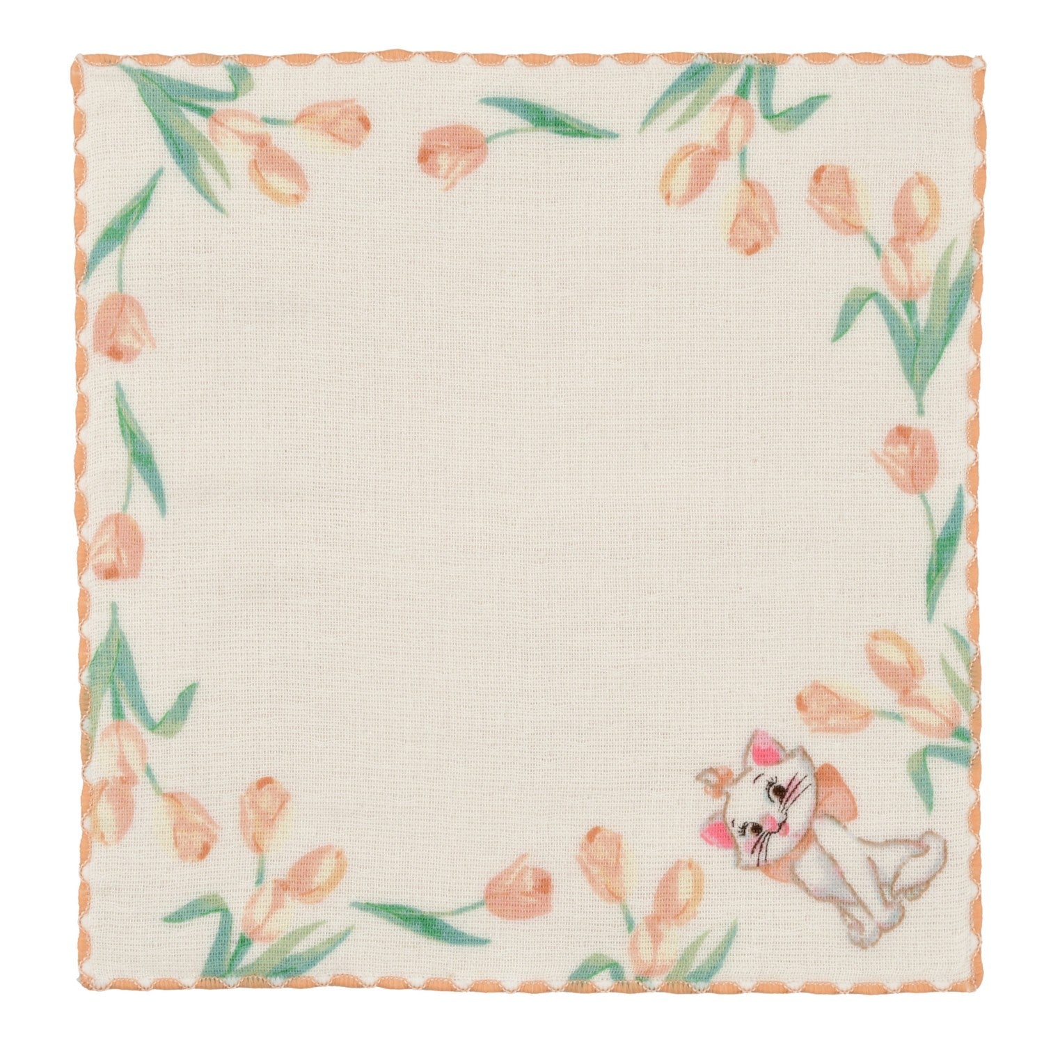 [Restock] Marie Fashionable Cat Mini Towel Gauze Flower Water Color