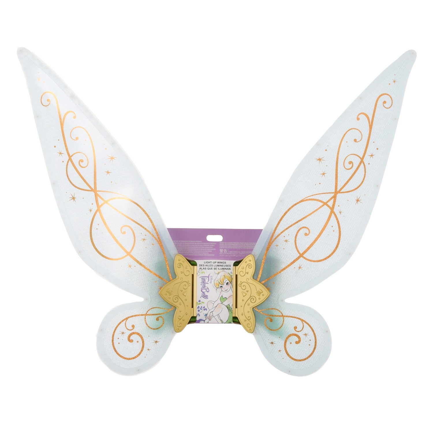 [Restock] Tinker Bell Kids Costume Wings Light Up Gold Line