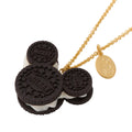 [Q-pot] Mickey Mouse/Necklace Cream Sand Cocoa Cookie