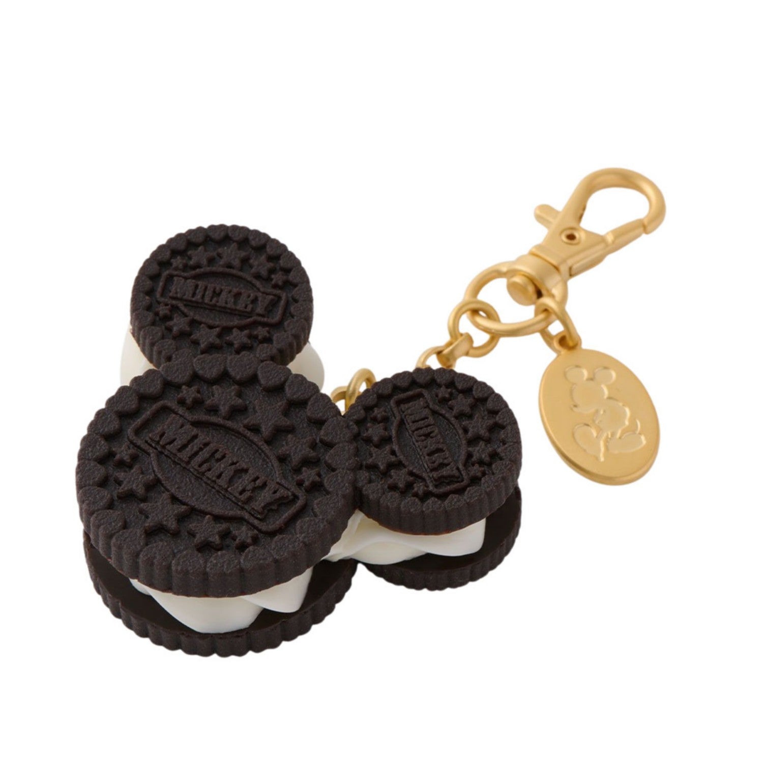 [Q-Pot] Mickey Mouse/Bag Charm Cream Sand Cocoa Cookie