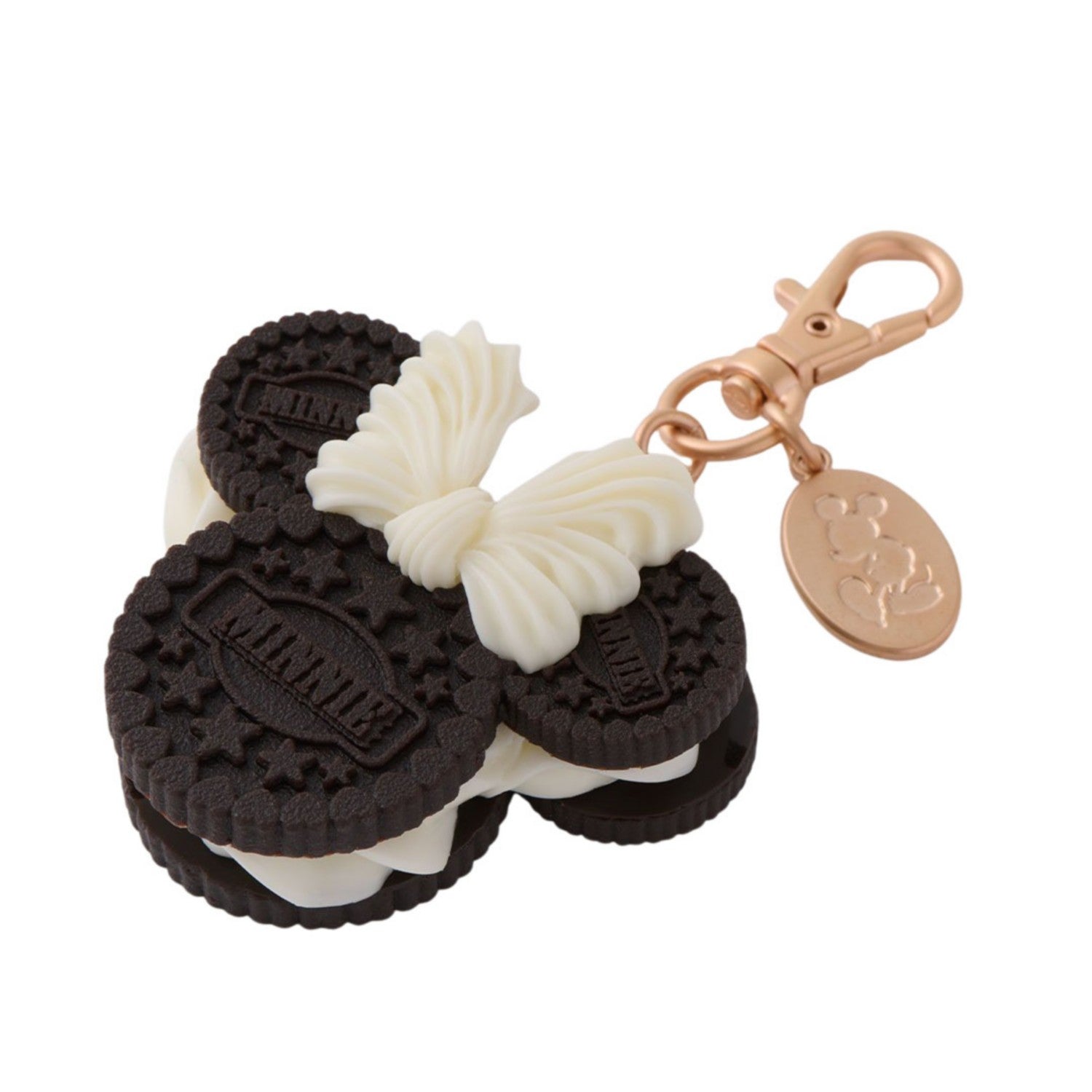 [Q-Pot] Minnie Mouse/Bag Charm Cream Sand Cocoa Cookie