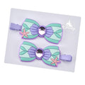 Ariel Hair Clip Set Color Clip Stone Ribbon MAEGAMI Hair Zakka