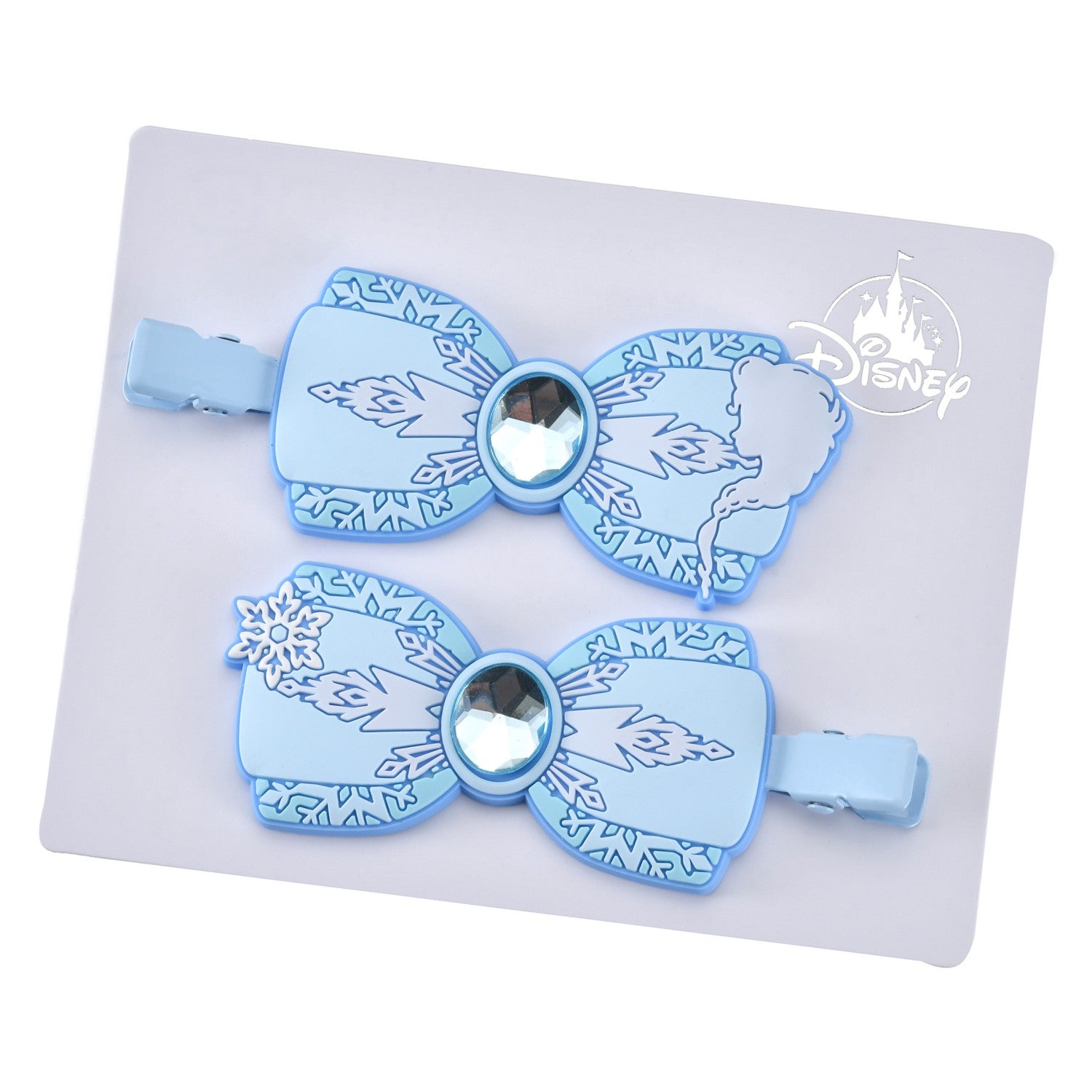 Elsa Hair Clip Set Color Clip Stone Ribbon MAEGAMI Hair Zakka