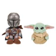 Star Wars Mandalorian & Grogu Plush Toy Set Disney stanDs May the 4th 2025