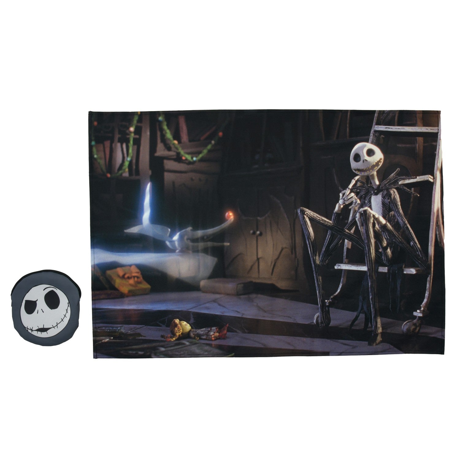 Jack Skellington & Zero Leisure Sheet with Pouch Moment