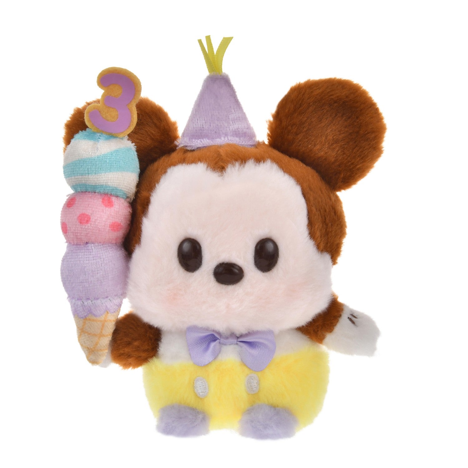 Mickey Plush Toy 3rd Anniversary Urupocha-chan