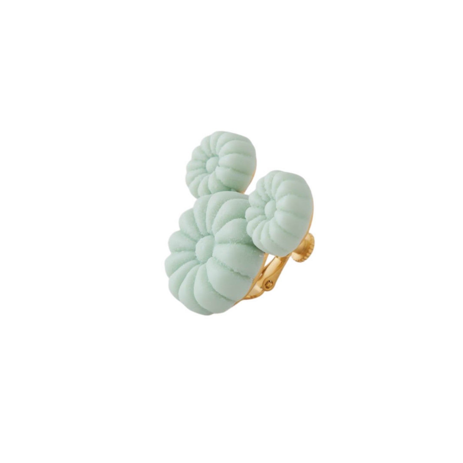[Q-pot] Mickey Mouse/Earrings Matcha Wasanbon