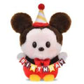 Mickey Plush Toy Urupocha-chan Mickey & Minnie Birthday