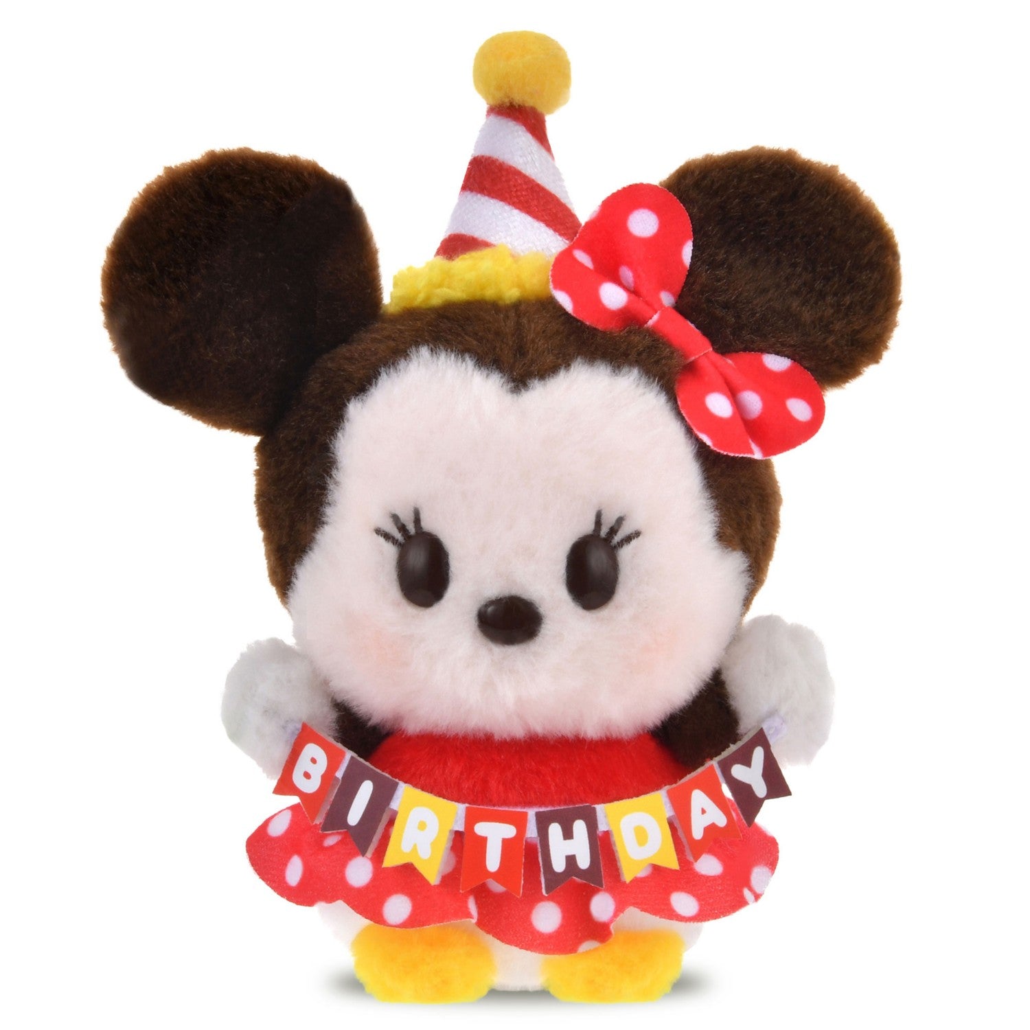 Minnie stuffed toy Urupocha-chan Mickey & Minnie Birthday
