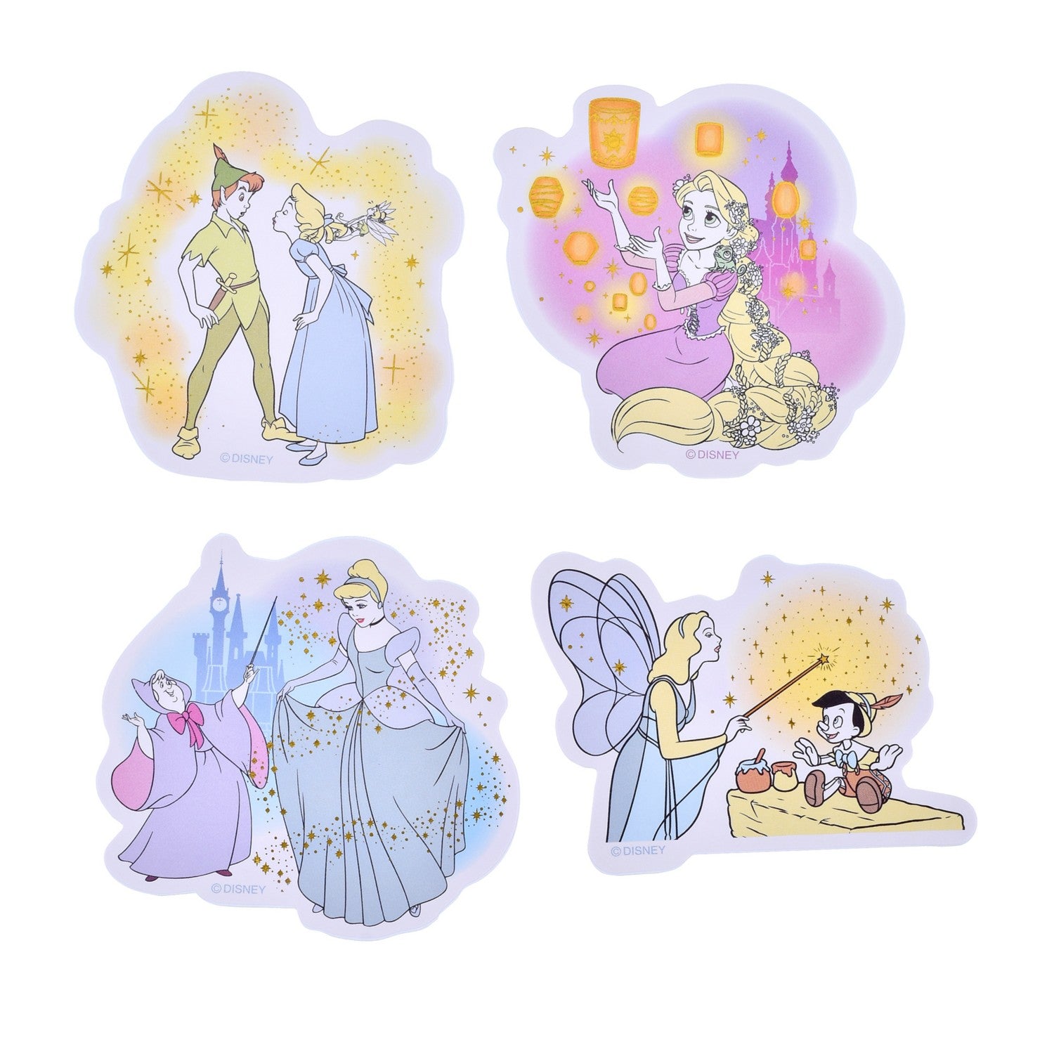 [Restock] Disney Character Seals/Stickers Die Cut Foil Stamping Sticker Collection