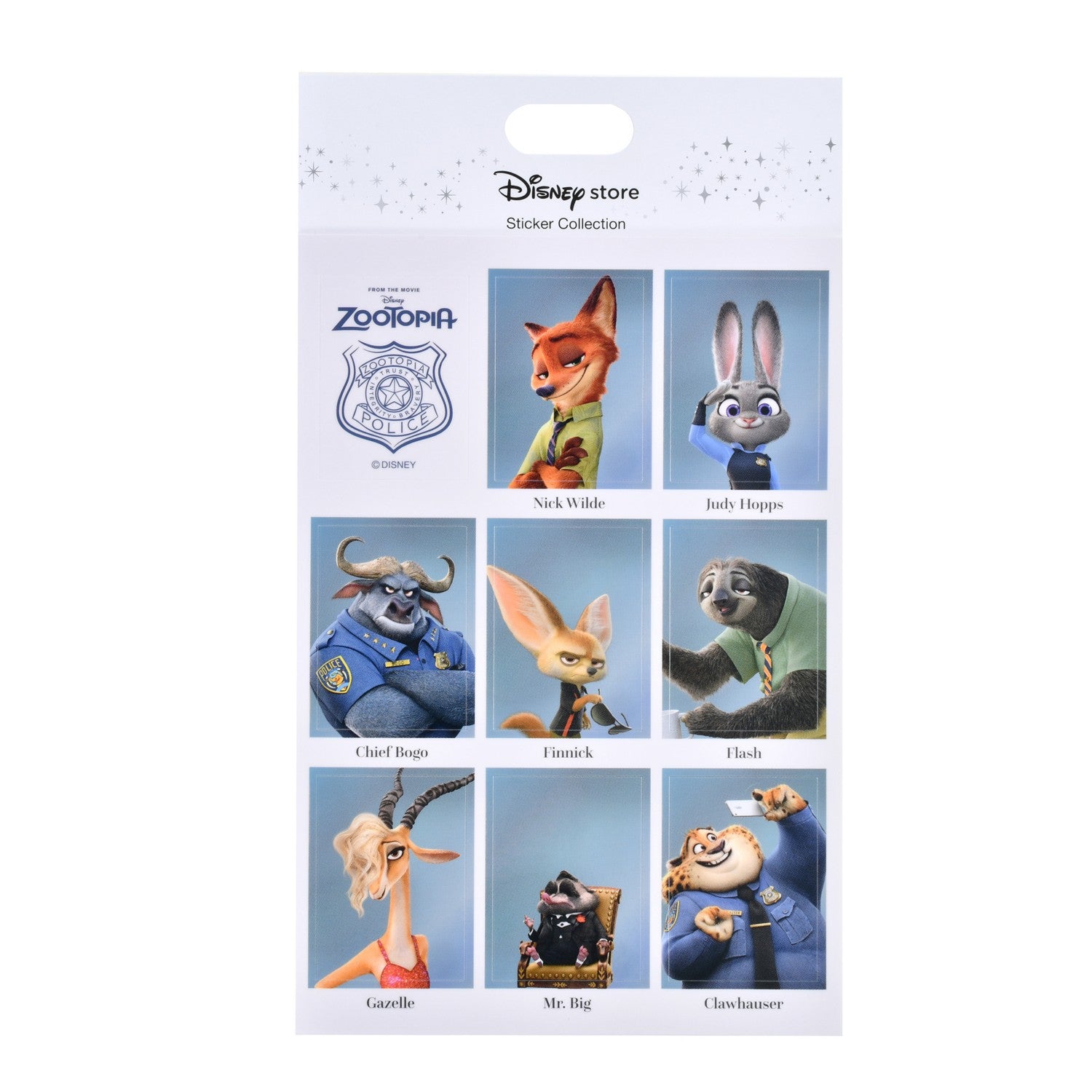 [Restock] Zootopia Seal/Sticker Graduation Album Style Sticker Collection