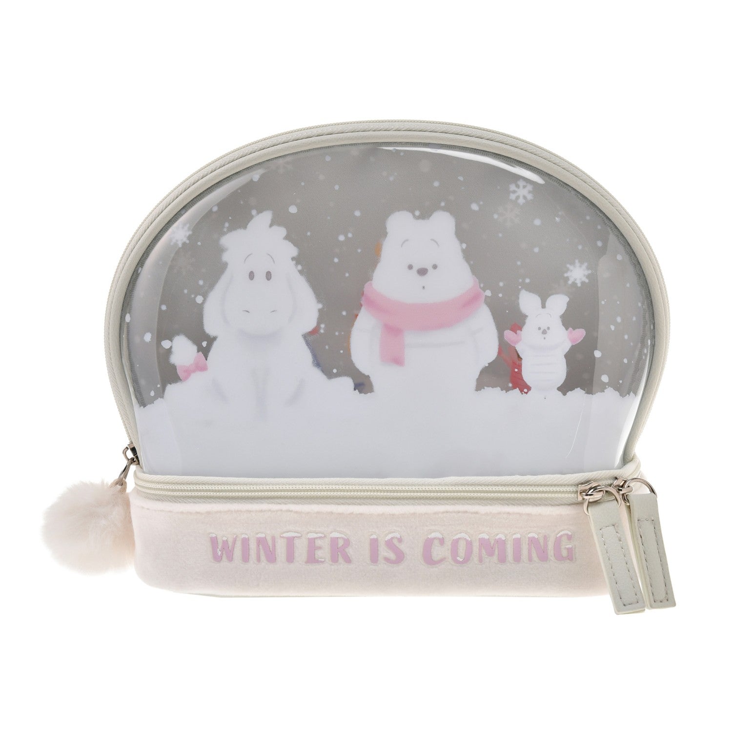 Winnie the Pooh, Piglet, Eeyore Pouch 2 Tier Type WHITE POOH