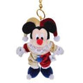 Mickey stuffed toy key chain/key chain PIERROT COSTUME