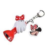 [Restocked] Minnie key chain/key chain light up flashlight style Key chain Fes