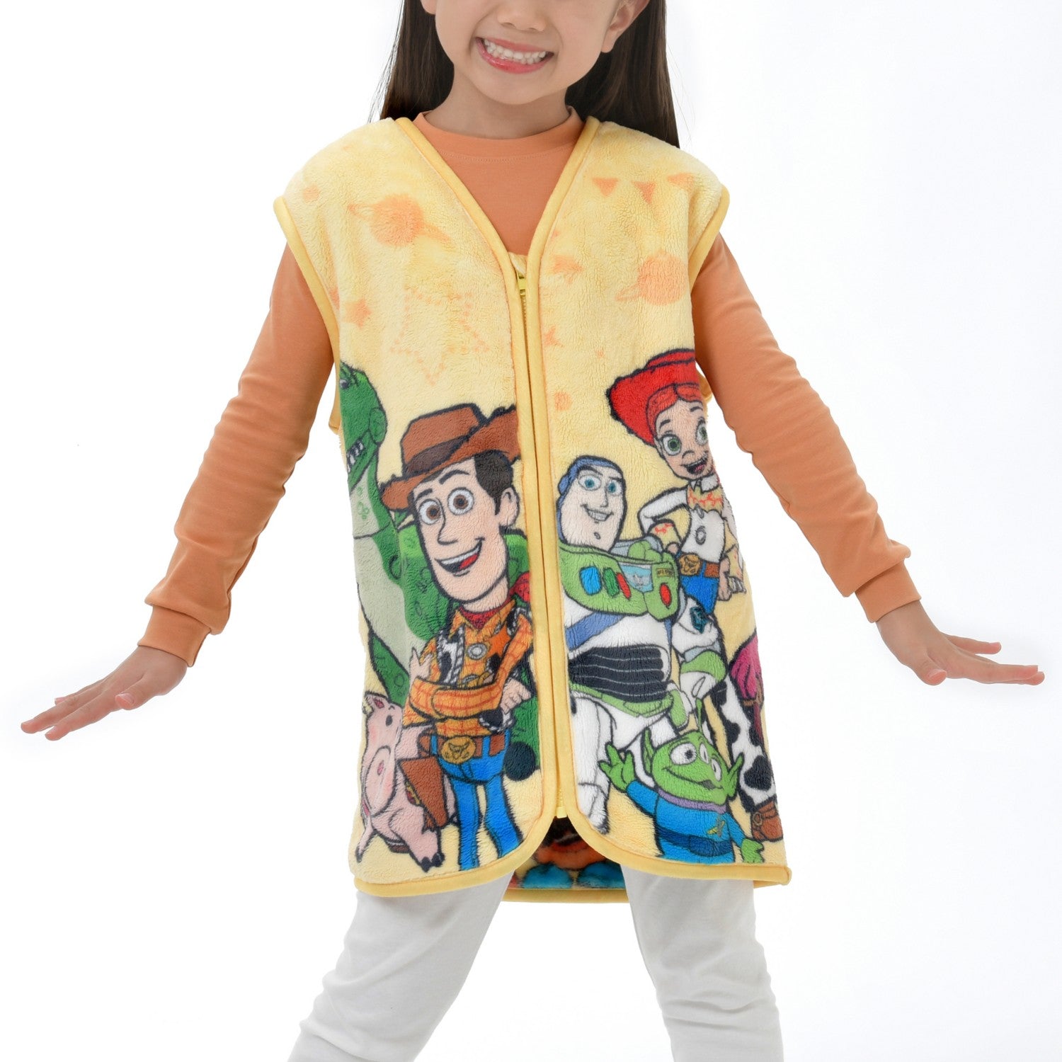 [For Kids] Toy Story Kids Vest Sleeper Yellow ENJOY WINTER
