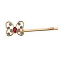 minnie hairpin stone dot ribbon