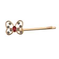 minnie hairpin stone dot ribbon