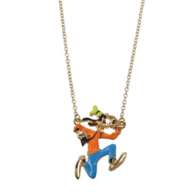 goofy necklace character motif