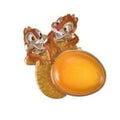 chip & dale brooch acorn