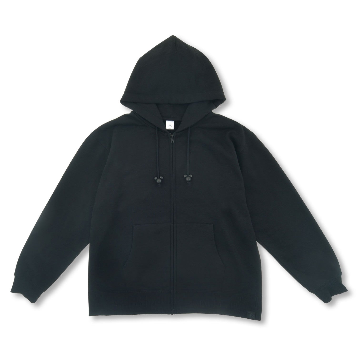 Mickey long sleeve hoodie embossed standing pose black MAGICAL LABEL