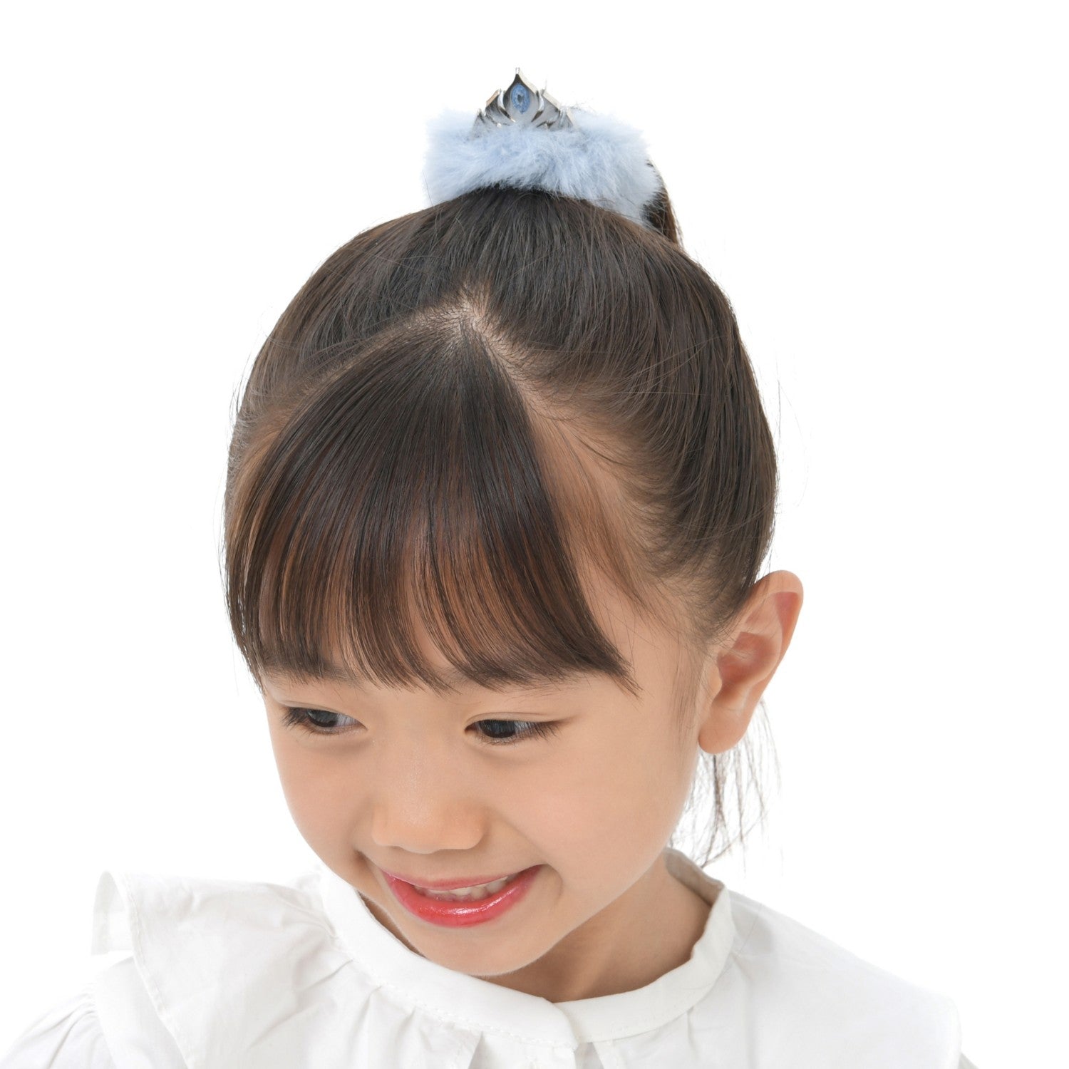 [For Kids] Elsa Scrunchie Faux Fur Tiara