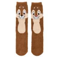 Chip & Dale Socks Asymmetric Fluffy Brown 23-25