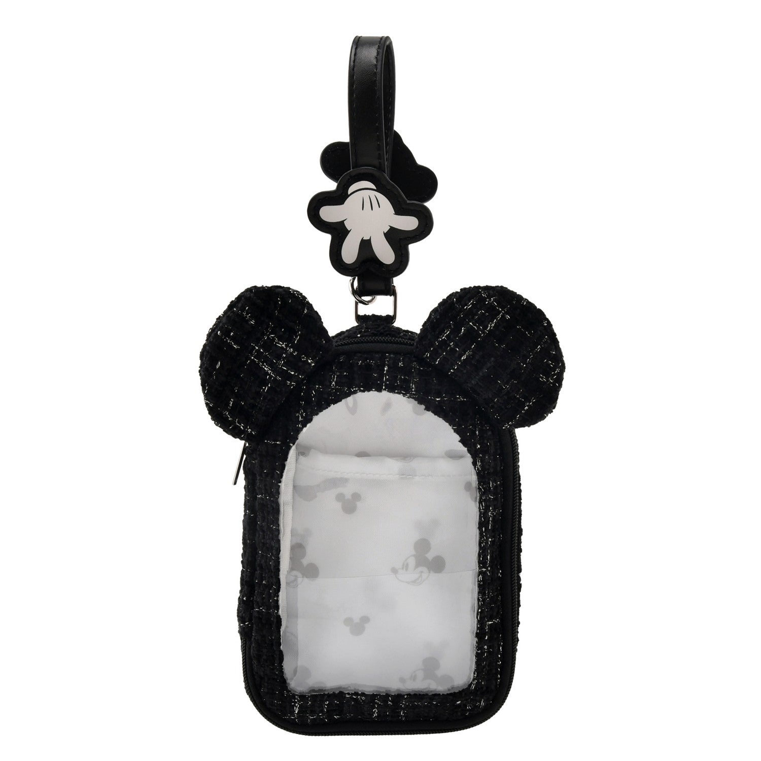 Mickey pouch clear window tweed excitement