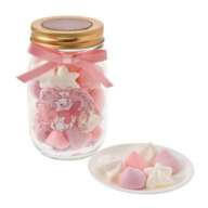 Marie Aristocats Meringue Cookies in a Jar with Ribbon Ever Green