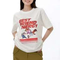 Judy Hopps & Nick Wilde Short Sleeve T-Shirt White Disney ZOOTOPIA2