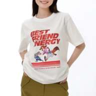 Judy Hopps & Nick Wilde Short Sleeve T-Shirt White Disney ZOOTOPIA2