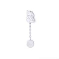 [The Kiss] DI-SPE500 Winnie the Pooh (facing right) Silver earrings