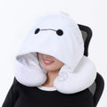 baymax neck pillow hood
