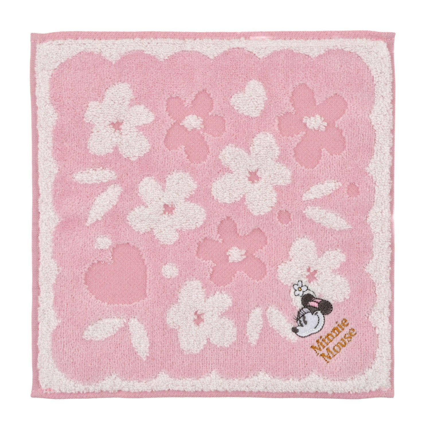 Minnie Mini Towel Scallop Pattern Flower