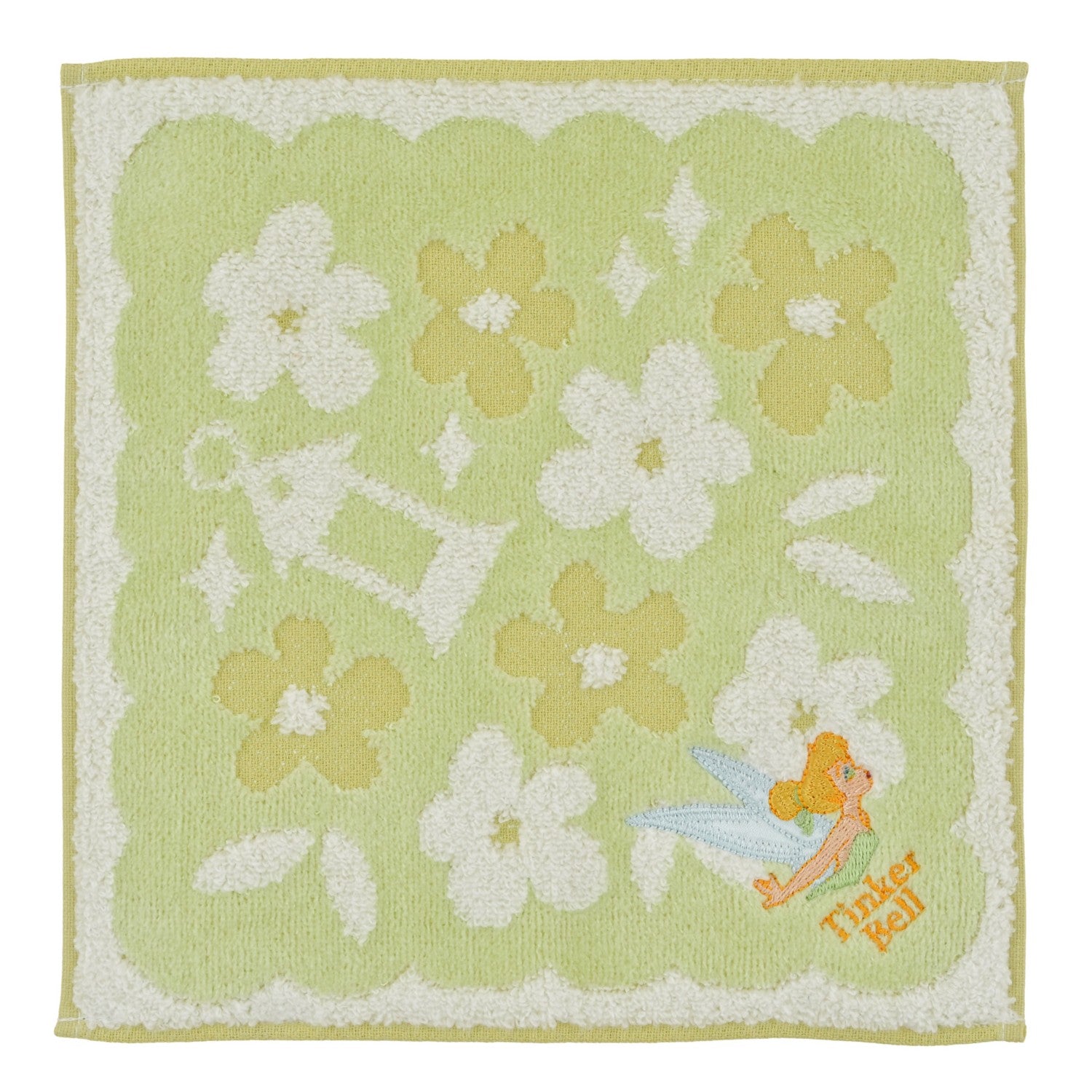 Tinker Bell Mini Towel Scallop Pattern Flower