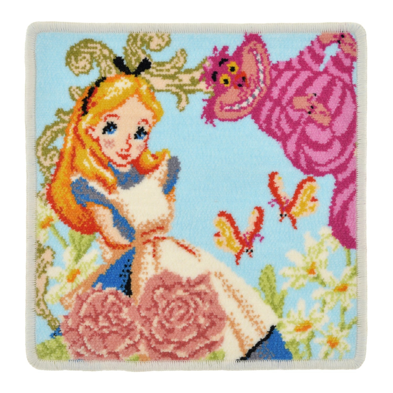 Alice, Cheshire Cat, Bread and Butterfly Mini Towel