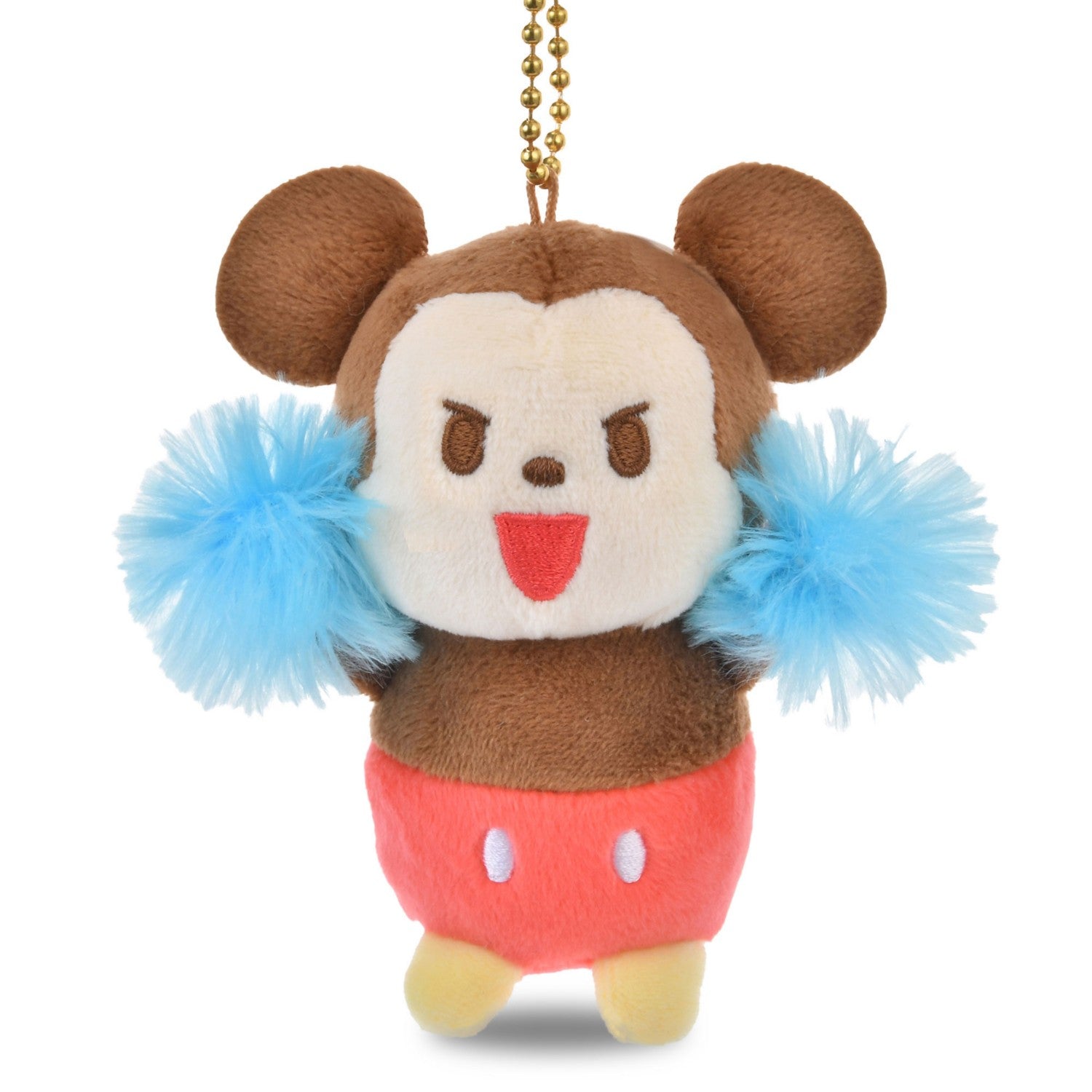 Mickey stuffed toy key chain/key chain Cheer PONPON