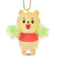 Winnie the Pooh stuffed toy key chain/key chain Cheer PONPON
