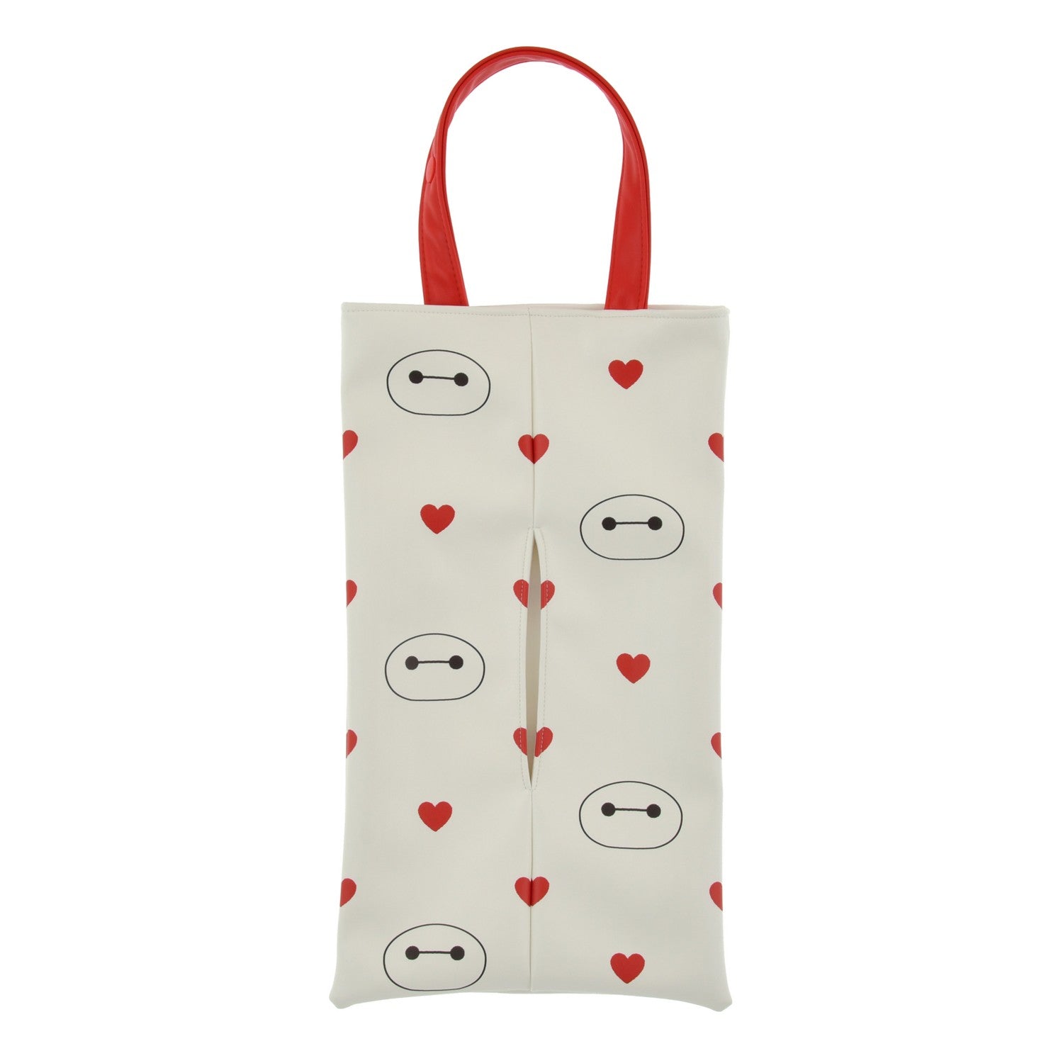 Baymax Tissue Box Cover Hanging Heart All Over Pattern