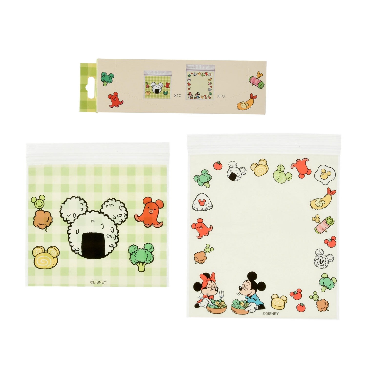 Mickey & Minnie zipper bag lunch
