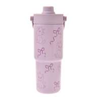 Marie Oshare Cat Tumbler Stainless Steel 725ml Ribbon All-over Pattern Drinkware