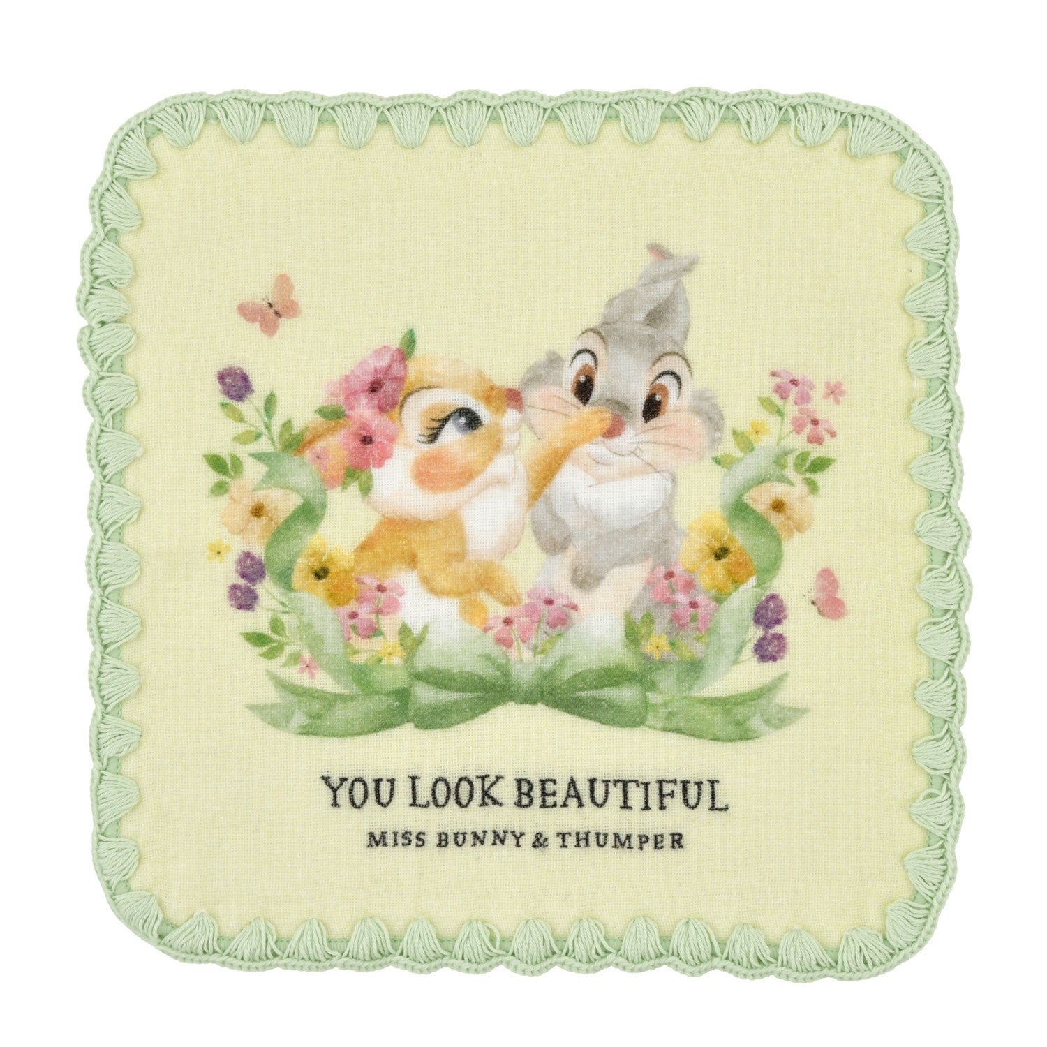 Miss Bunny & Tonsuke Mini Towel Gauze DISNEY SPRING ROMANCE