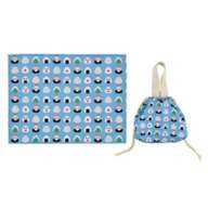 Baymax place mat/drawstring set rice ball