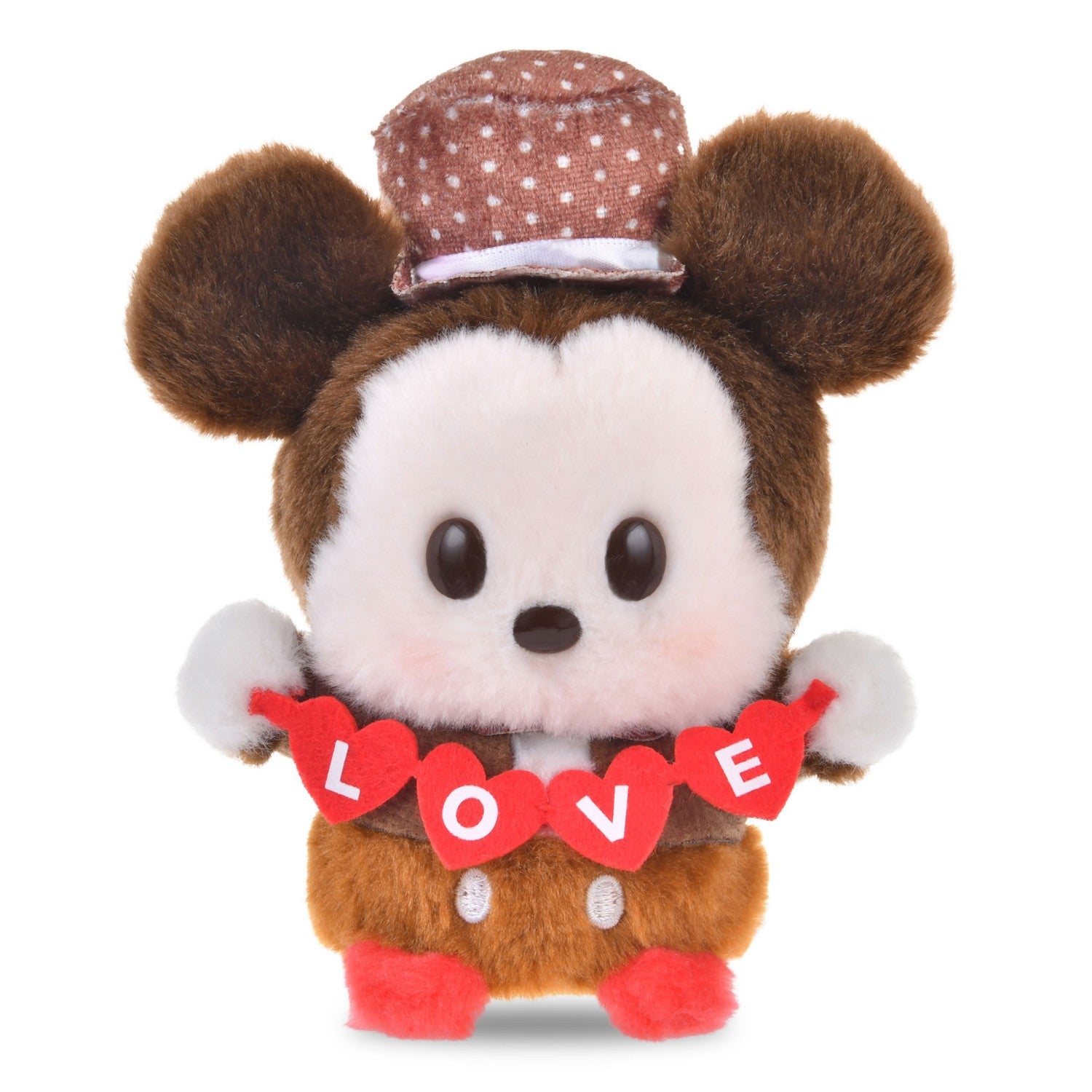 Mickey stuffed toy Urupocha-chan Valentine 2026