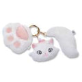 Marie Aristocat Stuffed Keychain/Keychain Paw & Tail