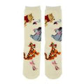 Pooh & Friends Socks from Japan, featuring Winnie the Pooh and friends on colorful socks